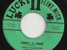 SUPER RARE 1960 MICHIGAN ROCKABILLY-CHUCK SLAUGHTER-LUCKY 11 ROCK-45-VERY NICE