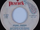 R&B Rocker/Doo Wop 45 BILLY DAVIS & THE LEGENDS Spunky Onions PEACOCK HEAR