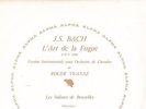 ALPHA - BACH L'ART DE LA FUGUE SOLISTES DE BRUXELLES - VAUTAZ / BOBESCO 2LP