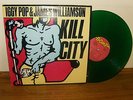 IGGY POP & JAMES WILLIAMSON - Kill City (1977 Original Vinyl LP) GREEN stooges