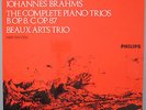 PHILIPS SAL 3627 & 3703 DUTCH PLUM *BEAUX ARTS TRIO* BRAHMS PIANO TRIOS *2 LP*