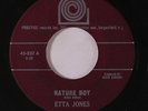 rare R&B Popcorn 45 ETTA JONES nature boy PRESTIGE Hear