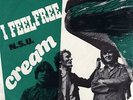 THE CREAM ERIC CLAPTON 45 I FEEL FREE+PS NORWAY VERY RARE
