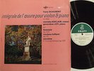 MICHELLE AUCLAIR Violin SCHUBERT Vol.1   France ERATO LDE 3236 MONO
