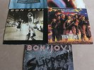 BON JOVI - 7800 FAHRENHEIT - SLIPPERY WHEN WET - YOUNG GUNS II - NEW JERSEY 6 LP