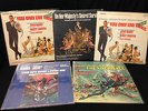 James Bond 007 Vinyl Record LP Soundtrack Lot: Thunderball You Only Live Twice