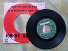 RARE SP BIEM JUKE BOX JOHNNY HALLYDAY - AUSSI DUR QUE DU BOIS -