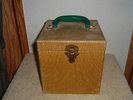 OVER 55 ANTIQUE  45 RPM RECORDS WITH CASE AND SLEEVES