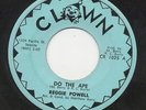 Reggie POWELL Do the Ape 45 monster NORTHERN SOUL stomper MOD R&B dancer HEAR ??