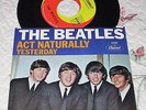 The Beatles-Yesterday/Act Naturally-Vinyl 45 w/Picture Sleeve-Beautiful