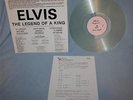 ELVIS PRESLEY The Legend Of A King LP Clear Vinyl TEST PRESSING Radio Show RARE