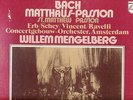 Bach: St. Matthew Passion  Erb Schey Vincent Ravelli Willem Mengelberg Box 3 LP