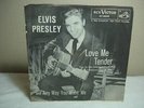 ELVIS PRESLEY LOVE ME TENDER 47-6643 B/W SLEEVE 45 RPM RECORD NR
