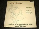 ARGO ZRG 575 1968 ED1 BLUE & SILVER OVAL UK STRAVINSKY PULCINELLA MARRINER NM