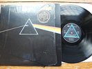 PINK FLOYD-THE DARK SIDE OF THE MOON-UK HARVEST LP 2 X STICKERS/POSTERS A10 / B9