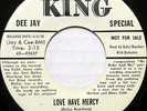 RUFUS BEACHAM 45 Love Have Mercy KING Classic R&B Promo WL With BIO #BB1375