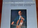 Vinyle 33 tours Cello-sonaten CHOPIN-MENDELSSOHN Janos Starker / Gyorgy Sebok