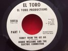HERBIE WILLIAMS funk soul 45 Funky From The Git Go Part 1 & 2   El Toro M- promo