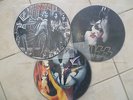 KISS - Set of 3 mint picture discs (Demos, Wicked Lester)