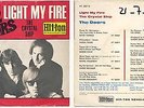 THE DOORS  Light my fire / The crystal ship  VERY RARE GERMAN 7