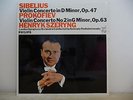 PHILIPS SAL 3571 Sibelius Violin Concerto in D Minor SZERYNG