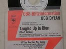 BOB DYLAN Tangled Up...DJ VERSION German CBS BLITZINFO