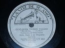 JAZZ 78rpm RECORD VsA ARTIE SHAW & Orquesta CUALQUIER TIEMPO PASADO / SE PARÓ...