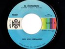 Mod Halloween Latin 45 LUIS VIVI HERNANDEZ El Monstruo (Monster Mash) HEAR Rare