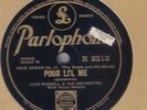 LUIS RUSSELL - Poor L'il Me / JUNGLE TOWN STOMPERS - African 78 rpm disc (A+++)
