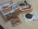 Brand new BANDAI Inchophone 3 inch Record Player with records RARE