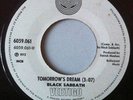 Black Sabbath 'Tomorrow's Dream' Rare Scandinavian 7