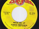 CURTIS MAYFIELD Move On Up NORTHERN SOUL funk RARE ORIG US 45 Underground HEAR