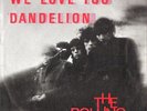 THE ROLLING STONES  -  WE LOVE YOU  / DANDELION  * ONLY BELGIUM P/S *
