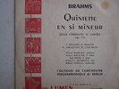 RARE LUMEN LD 2.403  OCTUOR ORCH DE BERLIN  BRAHMS QUINTETTE EN SI