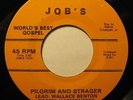 GOSPEL HARMONEERS pilgrim and stranger JOB'S gospel funk 45 RARE *Listen*