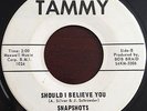 Doo-wop Teen 45 Snapshots SHOULD I BELIEVE YOU Tammy 1024 VG+ Youngstown OH USA