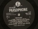 THE BEATLES REVOLVER DANISH LP 1966 BLACK & SILVER PARLOPHONE MONO PRESSING
