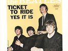 THE BEATLES PICTURE SLEEVE AND 45 TICKET TO RIDE
