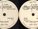 Bobby Darin 78 RPM Rock'N Roll Record Splish Splash / Judy, Don't Be Moody