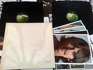BEATLES WHITE ALBUM SUPER UK TOP LOAD RARE RACOON FACTORY SAMPLE + POSTER PICS