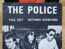 POLICE ‘Fall Out’ 1977 first 7” in orig BLACK & WHITE cover with PUSH-OUT LABELS
