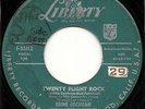 EDDIE COCHRAN RARE ROCKABILLY  45 TWENTY FLIGHT ROCK LIBERTY F-55112 CO SLEEVE