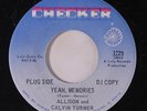 ALLISON & CALVIN TURNER: Yeah, Memories / Shake What Your Mamma Gave You 45 (dj