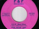FOUR BELOW ZERO - MY BABY'S GOT E.S.P - P&P RECORDS