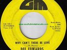 DEE EDWARDS - WHY CAN'T THERE BE LOVE - GM