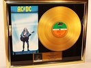 AC/DC, Who Made Who, mit Cover Gold Record, goldene Schallplatte, Award, AC DC
