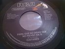 CAIFANES PARA QUE NO DIGAS QUE NO PIENSO MEXICAN PROMO TRANSLUCENT RARE LISTEN