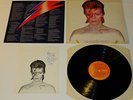 DAVID BOWIE - ALADDIN SANE - 1st UK PRESS with INNER + FAN CLUB INSERT - 3T 3T