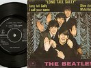 THE BEATLES LONG TALL SALLY EP DANISH 45+PS 1964 WITH RARER UN-LAMINATED SLEEVE