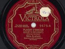 303dc.  Nina Koshetz - Plaisir d'Amour & Etude in E Major - Victor 9675